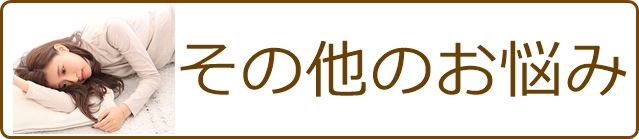 その他のお悩み