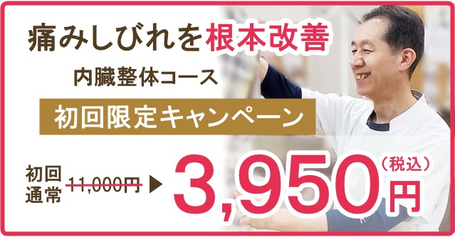 内臓整体コース初回限定キャンペーン