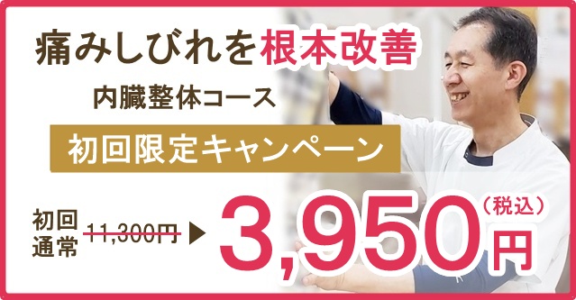 内臓整体コース初回限定キャンペーン